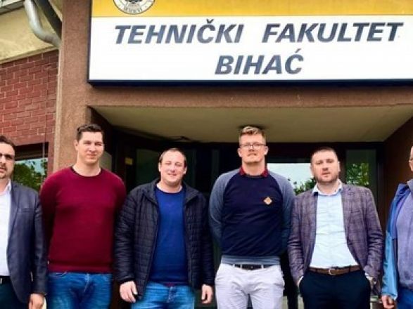 Študenti Univerze v Novem mestu Fakultete za strojništvo obiskali Tehniško fakulteto Univerze v Bihaću