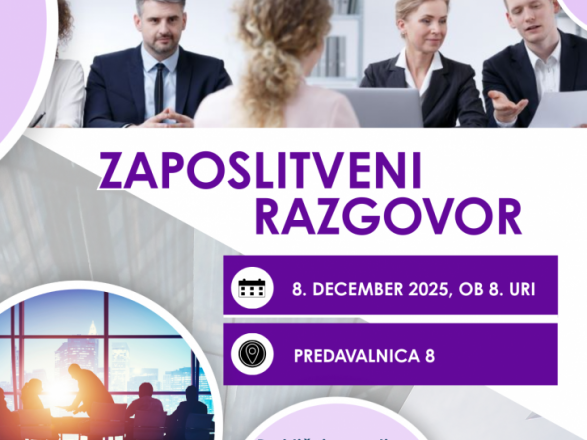 Vabilo na delavnico - Uspešen zaposlitveni razgovor